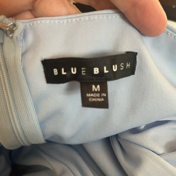 Strapless blue dress in size M - Picture 3 of 3